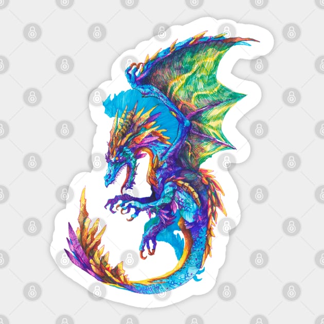 Dragon Sticker by August